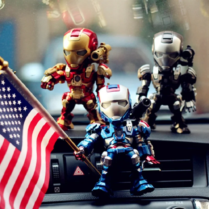 

Car Perfume Clip iron Man Auto perfumes Air Freshener Car Air Conditioning Vent Clip Marvel iron Man Car