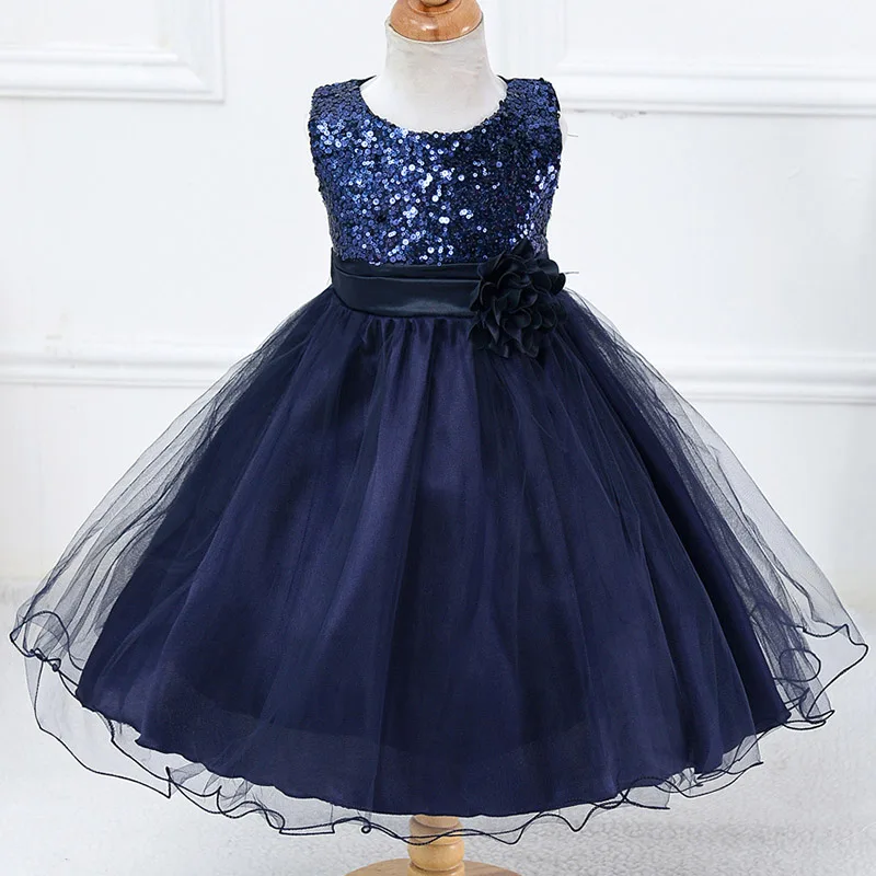 Best Price Girl floral princess party dress girls dress summer children ...