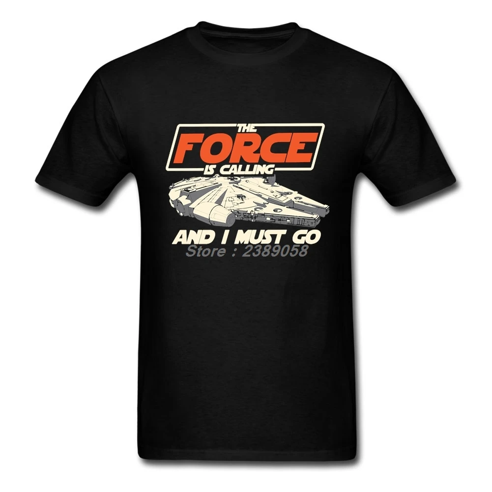 Мужские дизайнерские футболки с логотипом The Force is call and I Must Go роскошные мужские