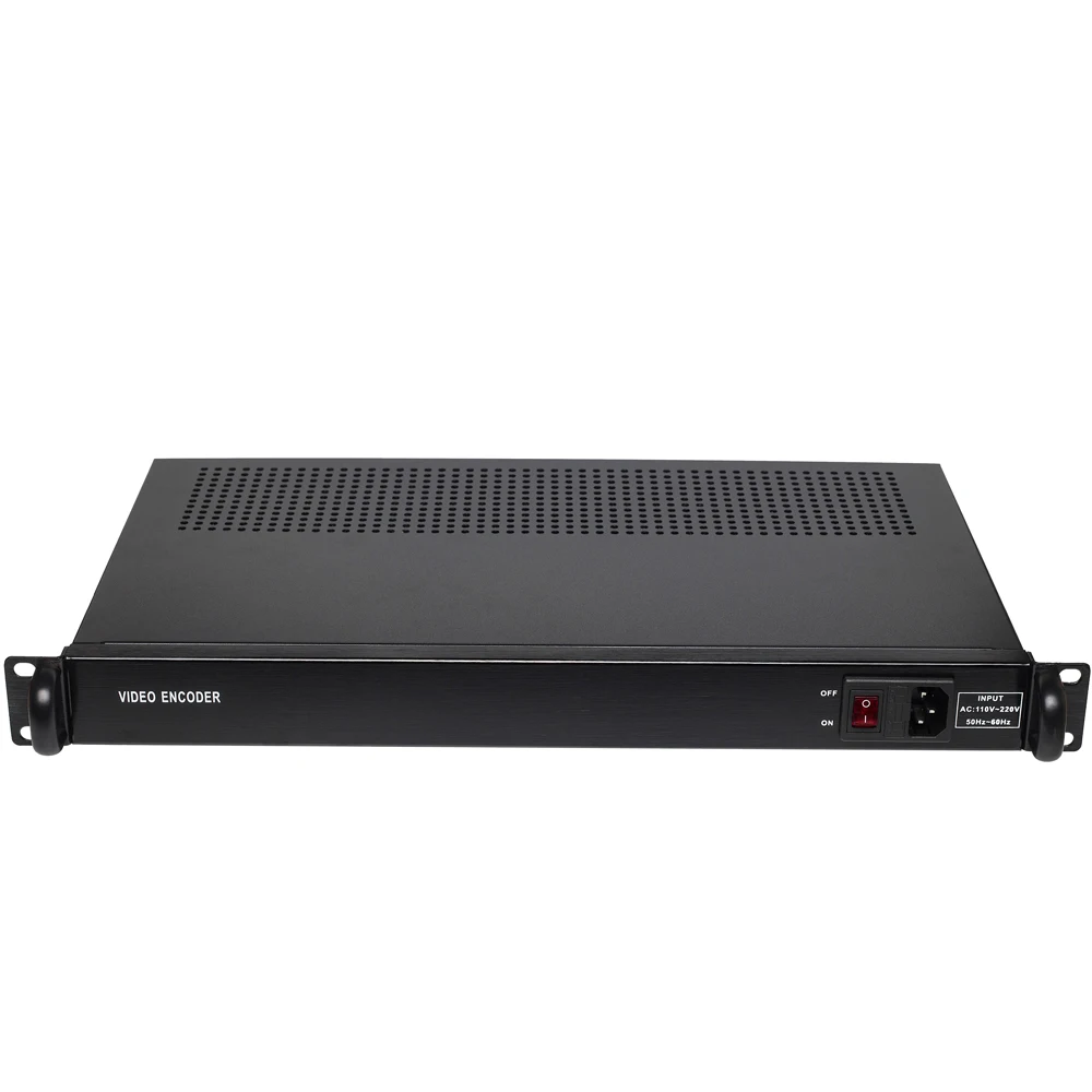 1U Rack HEVC H.265 H.264 HDMI Video Stream Encoder Live Streaming HD IPTV Encoder 4 Channels HDMI To HTTP RTSP RTMP M3U8 Encoder