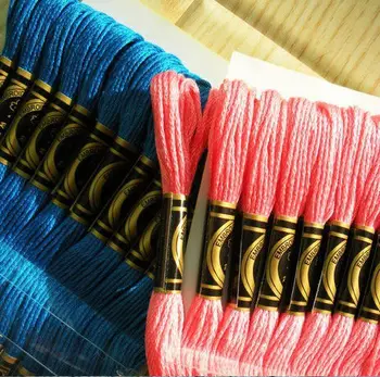 

Embroidery Thread Floss Skein1Lot= 447PCS Similar DMC Cross Stitch Thread Free Shipping First Class