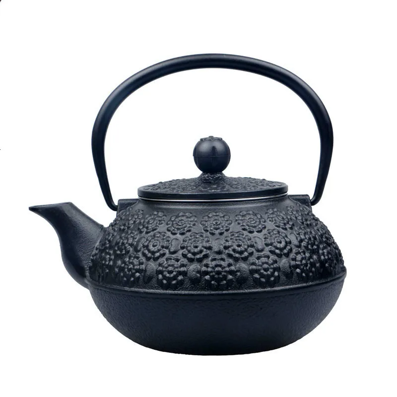 New 800ml Chinese Style Kungfu Tea Iron Kettle Old Iron Pot Shells Cast