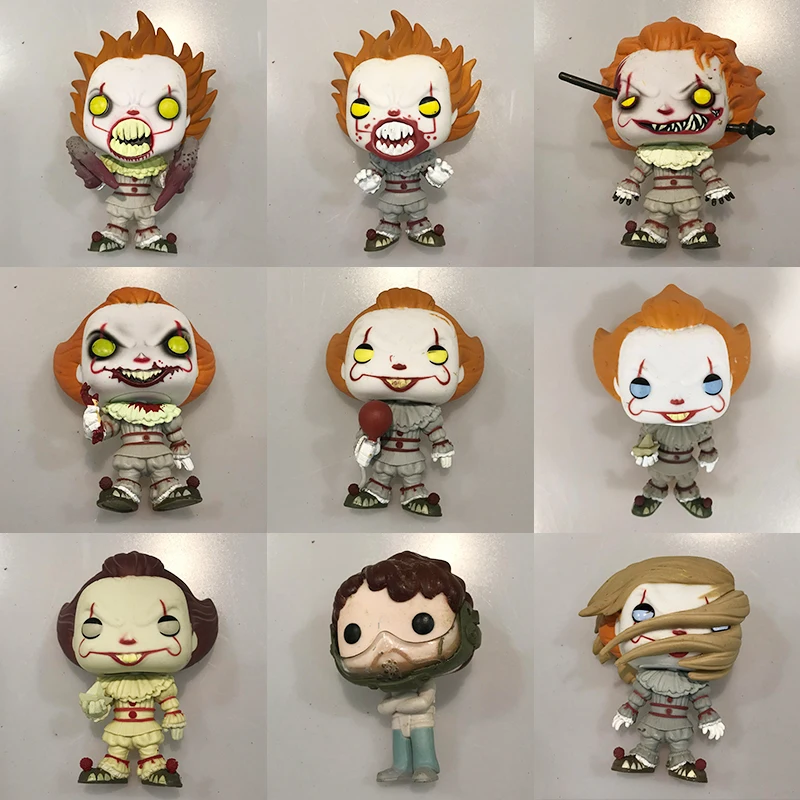 10 шт. Funko pop IT Pennywise паучьи ноги оторванные руки воздушный шар кованого железа Виниловая фигурка Коллекционная модель игрушки в случайном порядке