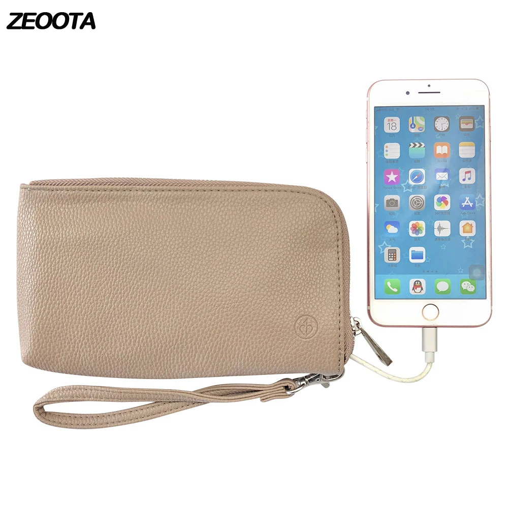 

Wallet USB Charger Power Bank Clutches Power Portable Handbag Charger Purse Charging Set 2200mAh Charging iphone Andriod Phone