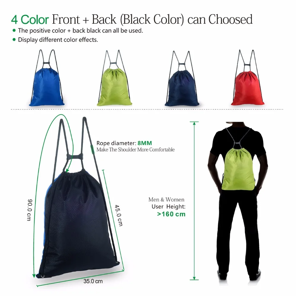 VILLGE Waterproof Sporty Sling Backpack bags for Women Men Drawstring Bags High-Quality Fashion VILLGE Waterproof Sporty Sling Backpack bags for Women Men Drawstring Bags High-Quality Fashion