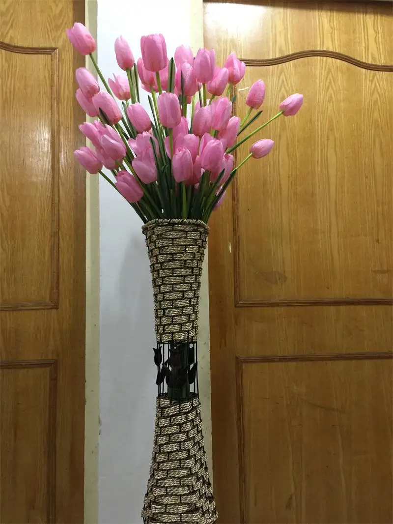 5 шт./лот 105 см искусственные тюльпаны с искусственными цветами, шелковая Искусственные цветы Para Decora длинное в пол в форме тюльпана для свадебных украшений