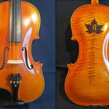 Strad стиль песня бренд Maestro резьба в виде кленового листа Скрипки 4/4#11956