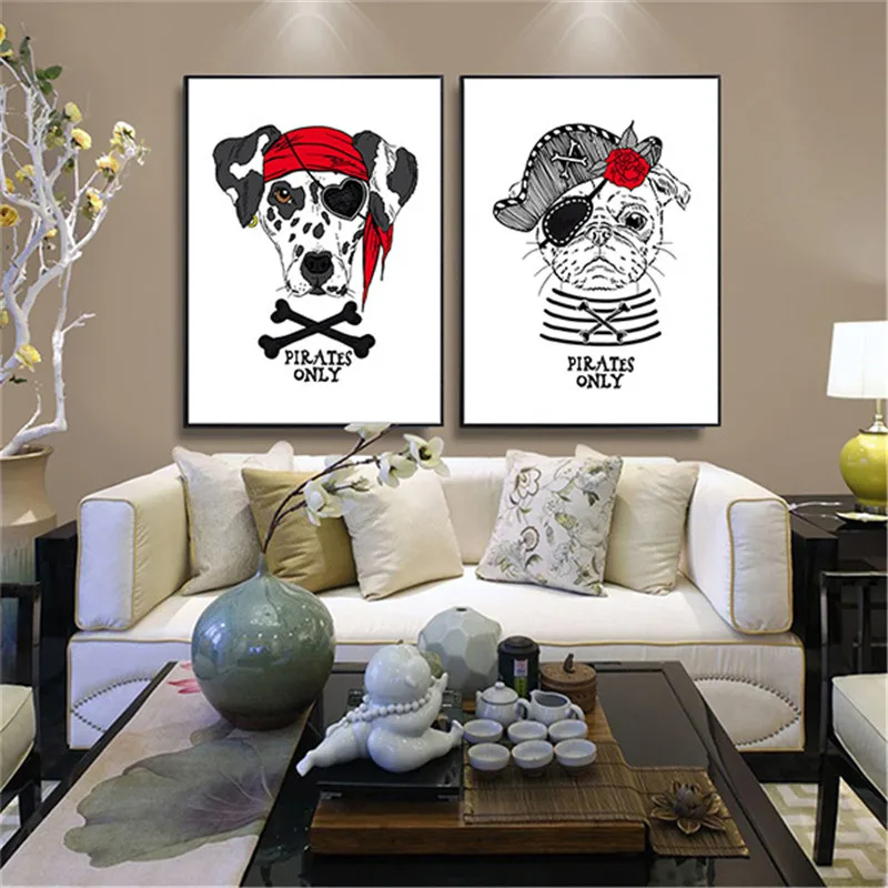 HAOCHU-Frameless-Picture-Retro-Animal-Flamingo-Pink-Feather-Oil-Canvas-Painting-Nordic-Decoration-Wall-Poster-for