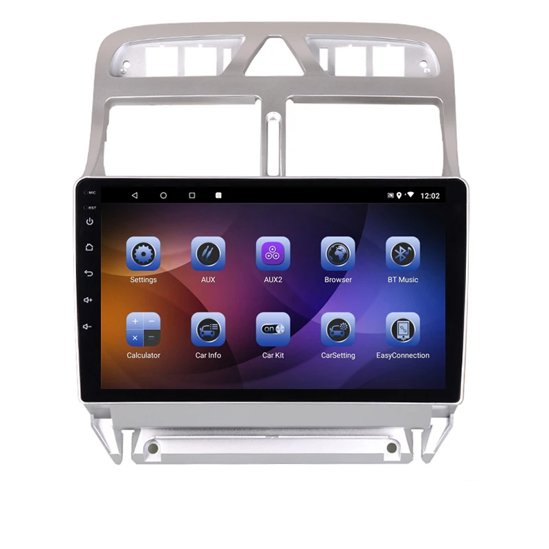 Discount 9" 4G RAM 2.5D IPS 8 CORE Android 9.1 Car DVD Multimedia Player GPS for Peugeot 307 2006-2010 2011 2013 audio radio navigation 2