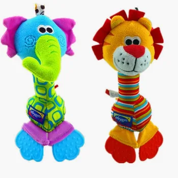 

Hand Rattle Stick Gutta Percha 0-1 Years Old Baby Toy Infant Grasping Ability
