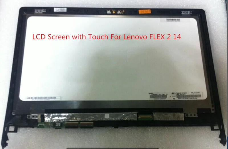 14," для lenovo Flex2-14 Flex 2 14 204040 ЖК-экран в сборе сенсорный дигитайзер+ рамка 1920*1080 LP140WF3(SP)(L1