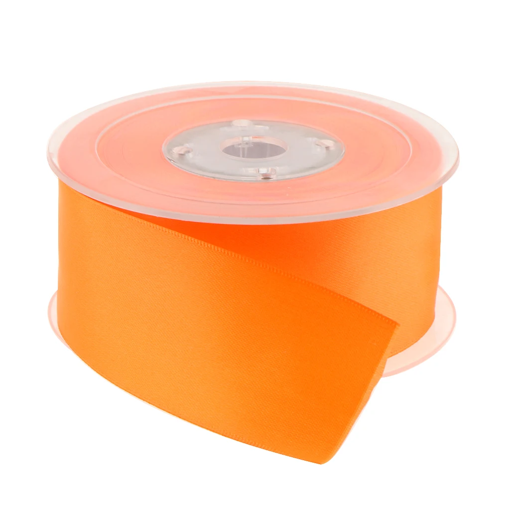 15 Meters Double Sided Polyester Satin Ribbon for Wedding Party Gift Wrapping Craft 38mm