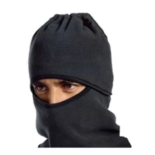 1 шт. тепловые грелки для шеи, флисовая шапка, головной убор для зимнего катания на лыжах, ветрозащитная теплая маска для лица, мотоциклетный велосипедный шарф - Цвет: Черный