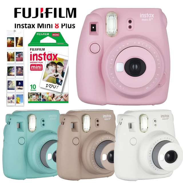 4 Colors Fujifilm Instax Mini 8 Plus Camera + 10PCS Fuji Instax