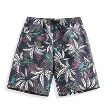 Летние быстросохнущие пляжные брюки с пятью точками мужские свободные пляжные шорты для серфинга Плавки