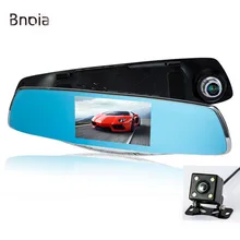 Car Dvr Camera 1080P 4.3 Inch Screen Car Camera Mirror with Rearview Dual Lens video Recorder Car DVRs Dash cam