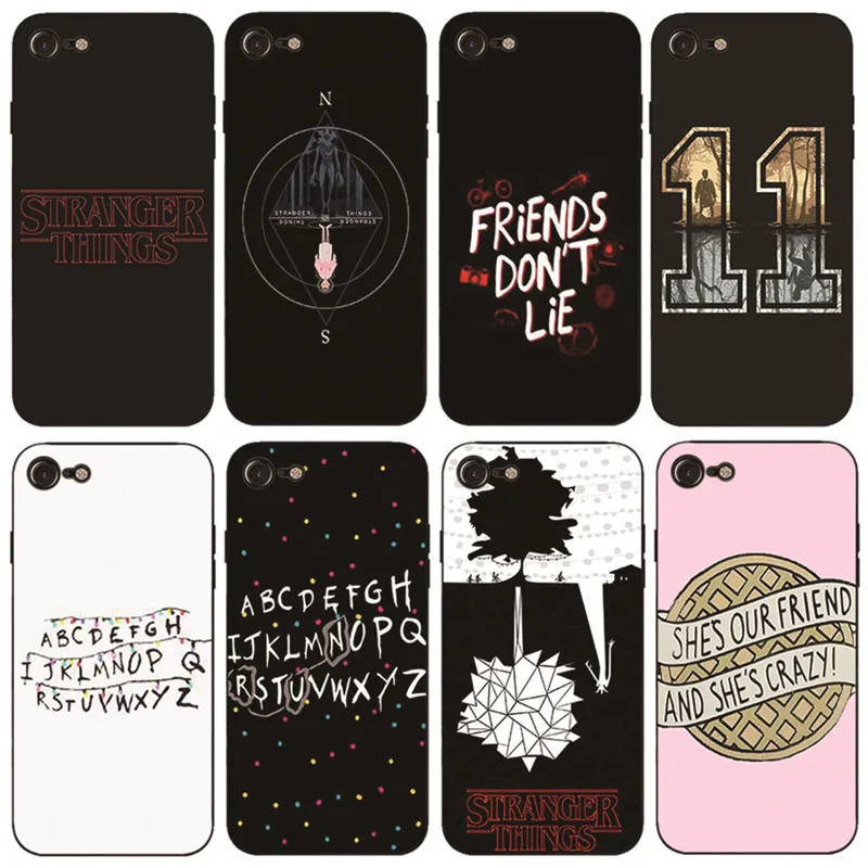 

America TV Stranger Things Hard and transparent cover phone case for iphone 6 6s 7 8 plus X10 5 5C 4