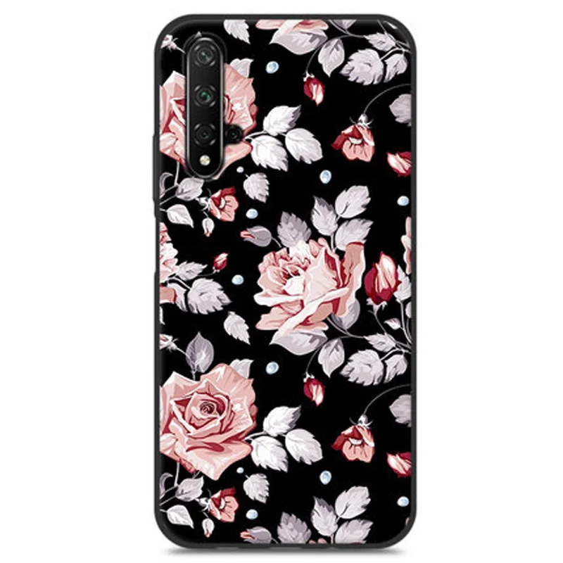 Для huawei Honor 20 чехол 6,2" Мультфильм Мягкий Силиконовый ТПУ задняя крышка-чехол для телефона Honor20 YAL-AL00 защитные чехлы бампер