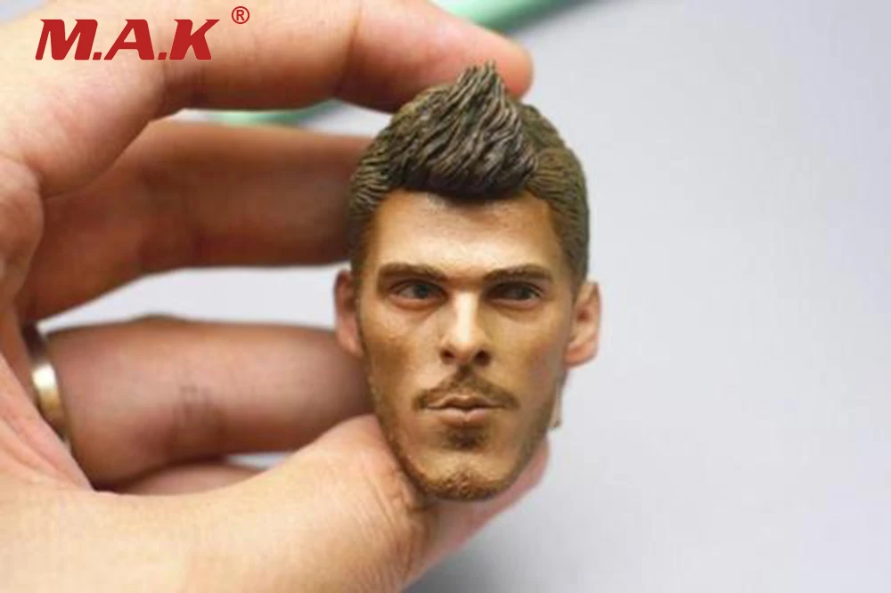 Модель мужской головки David De Gea quinana 1/6 года для мужских фигурок на тело 12