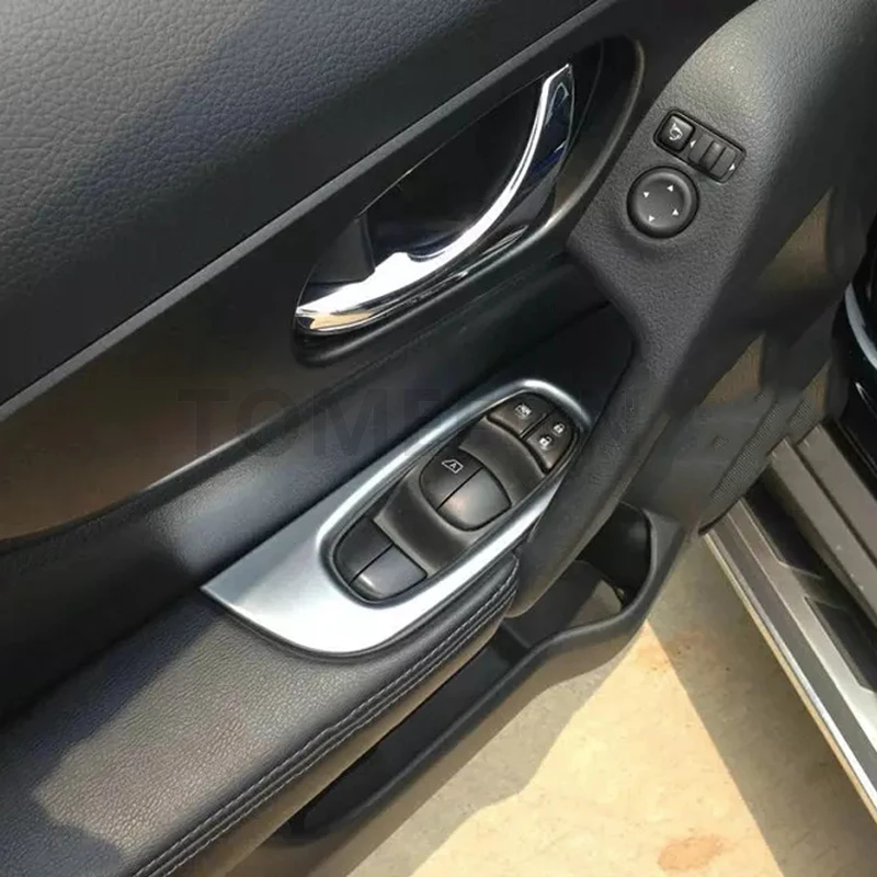 TOMEFON для Nissan Qashqai J11 дверь подлокотник окно стекло переключатель кнопка панель Крышка отделка Аксессуары ABS
