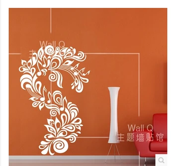 

Romantic pattern restoring ancient ways Music notation Staff to stick dance music Shop decoration wall stickers