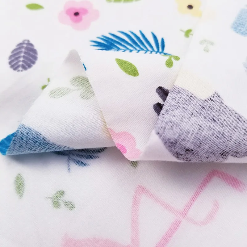 Хлопковая саржевая ткань с принтом хлопковая простыня для шитья сделай сам