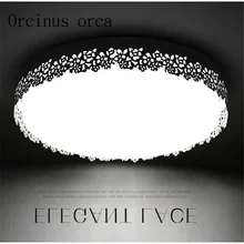 

Simple modern round ceiling lamp Princess Room wedding room bedroom romantic lace white ceiling lamp free shipping