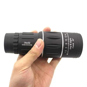 

Hunting Watching Sport Monocular Telescope 16X52 HD Dual Focusing Adjustment Low Light Night Vision Binocular Spotting Scope