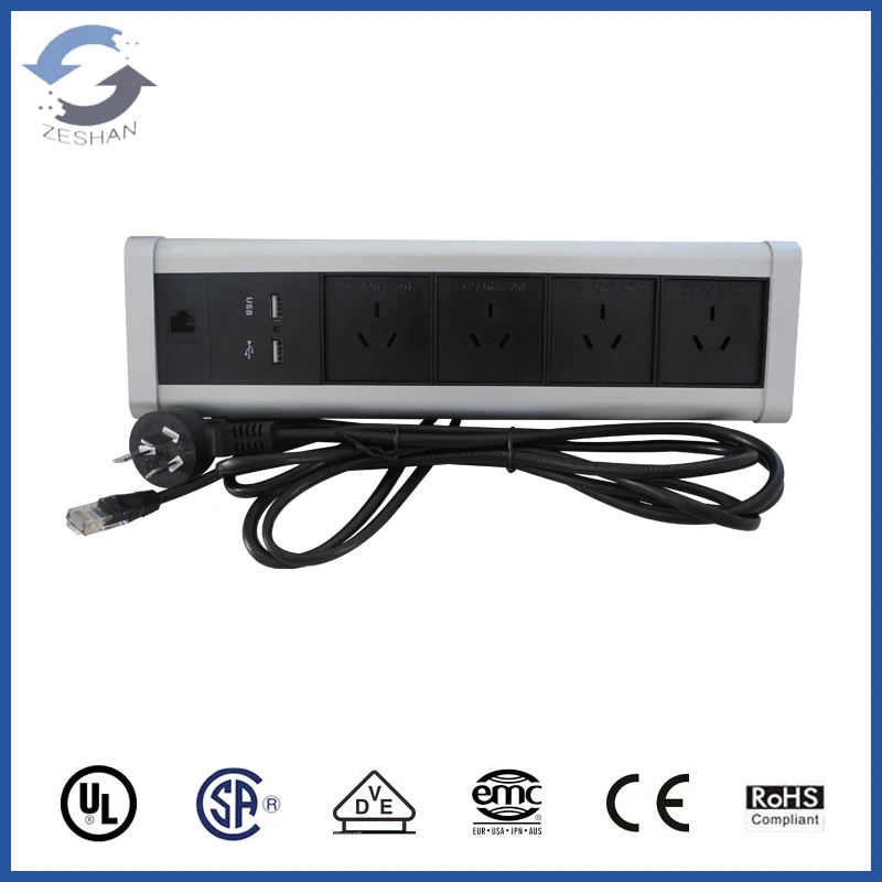 

ZSZPT-5.5 New Desktop Socket with Australian power and USB Charger