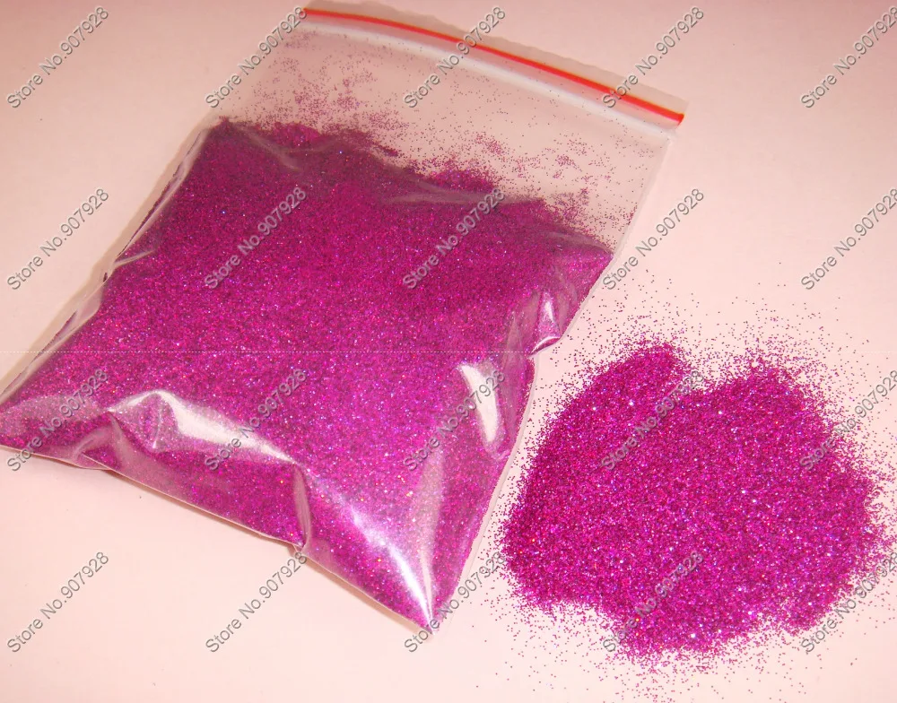 Buy 50g x 1/128"(0.2mm) Laser Holographic Purple Red