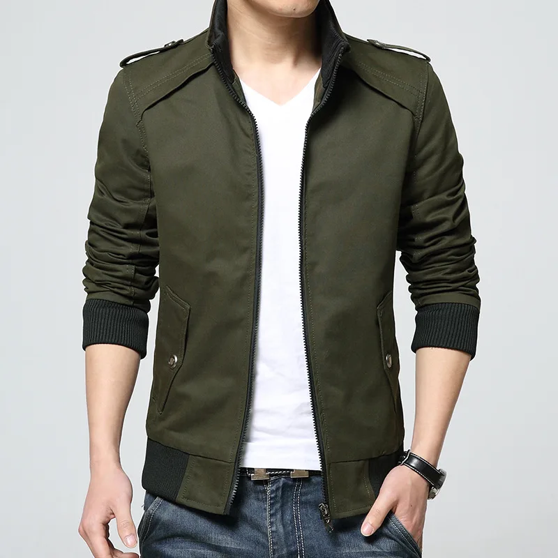 2019 new European and American uniform men's autumn and winter cotton jacket men's tooling jacket autumn casual jacket