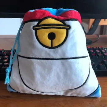

Doraemon Anime Cartoon Drawstring Bags Cute Plush storage handbags makeup bag Coin Bundle Pocket Purse NEW
