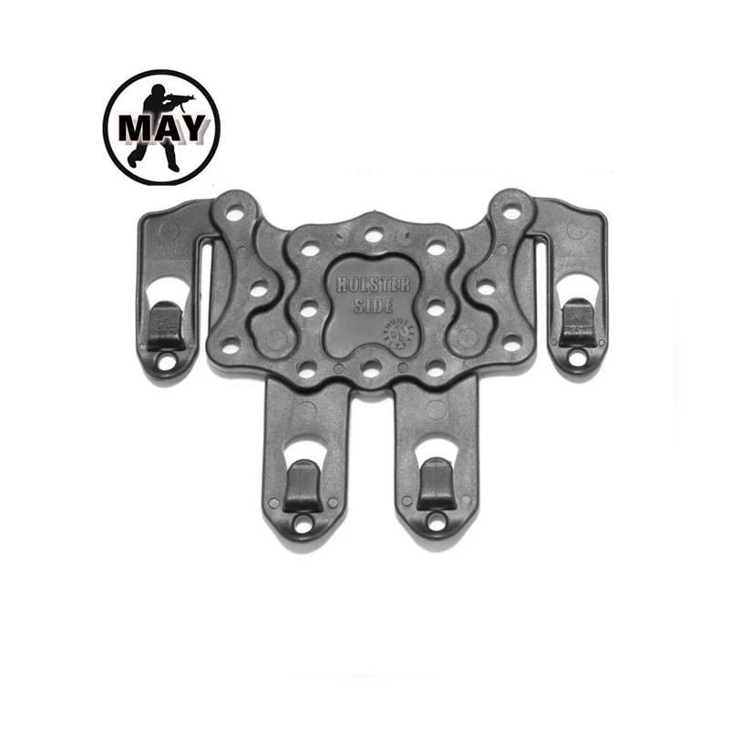 Gun Accessories  Tactical Military Molle Strike CQC Style Speed Clip Platform Hard Holster Ambidextrous Strike Holster Paddle