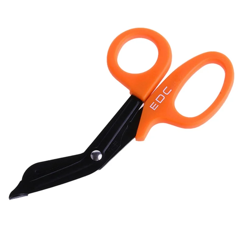 

EDC Multitool Survive Paramedic Medical Bandage Rescue Scissors Emergency First Aid Kits with fine teeth Survival Rescue Scissor