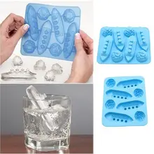 Силиконовые ice cube лотки Вырезка Плесень Maker Титаник Shaped для вечеринки напитков