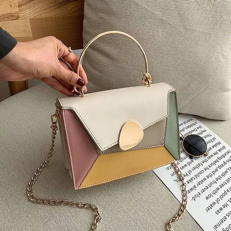 

luxury brand Leather Crossbody Bags For Women 2019 Fashion Handbag Simple Shoulder Messenger Bag Ladies Messenger Bag Totes