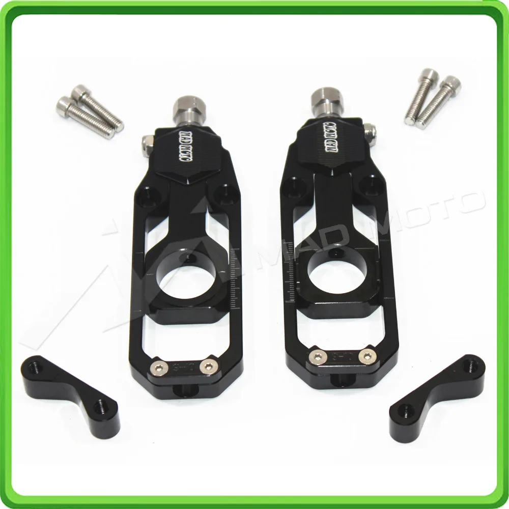 Motorcycle Chain Tensioner Adjuster fit for HONDA CBR 600 RR CBR600RR 2005 2006 Black (12)