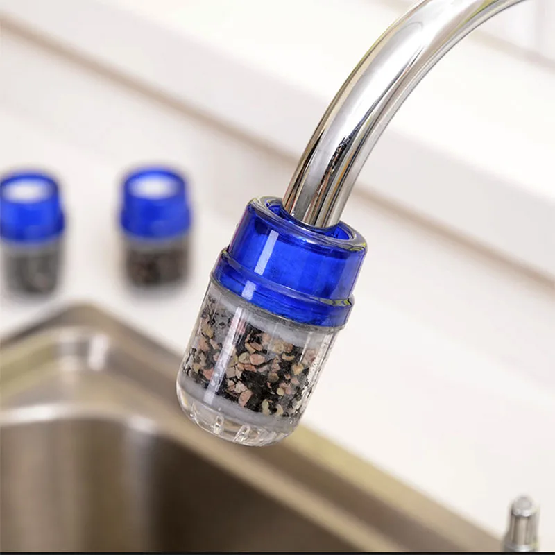 

Kitchen Activated Carbon Water Filter Faucet Tap Household Water Purifier Remove Rust Sediment Filtering Suspended 1pc