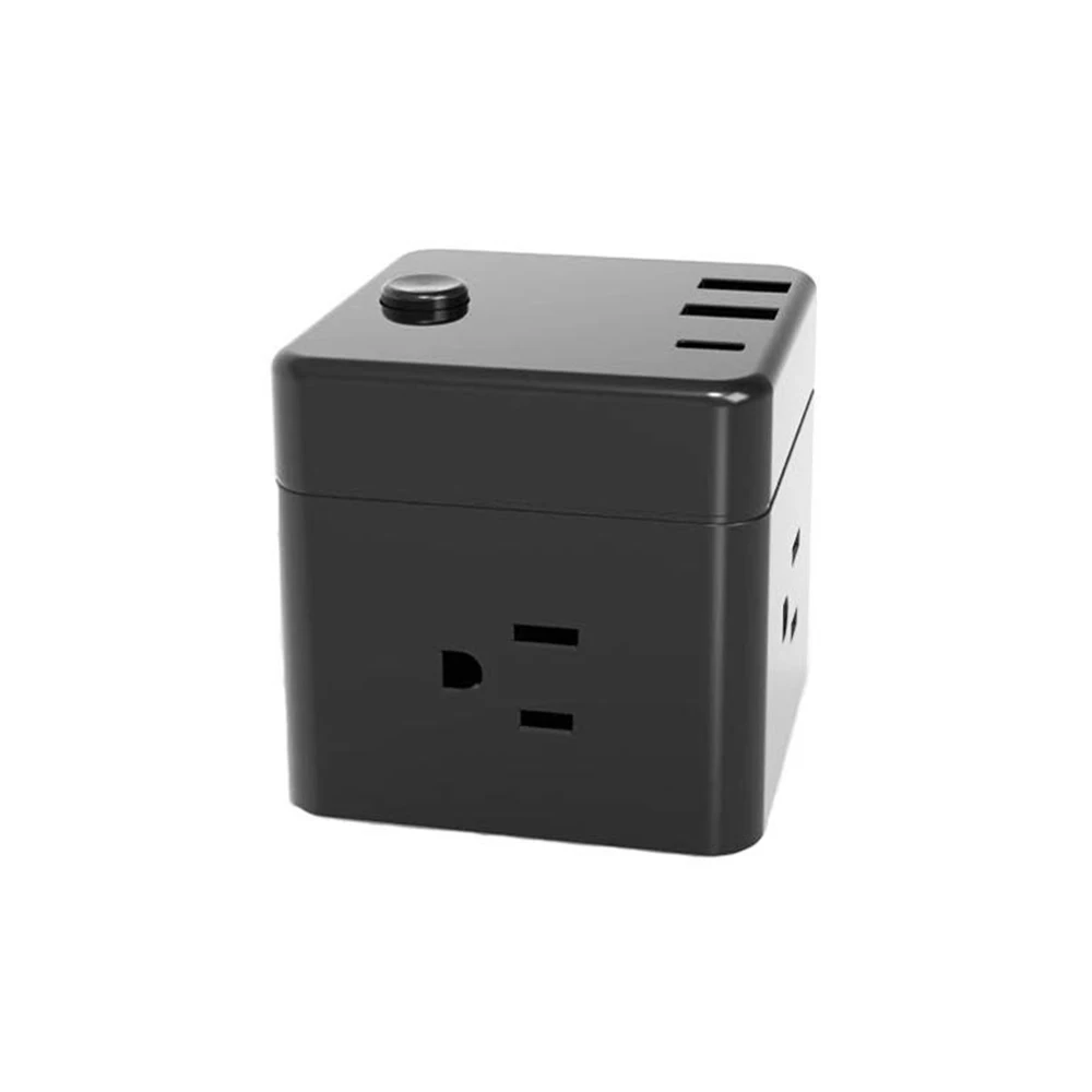 Pаспродажа США Plug Компактные площадь Smart Мощность полосы с 1 USB C зарядки Порты и разъёмы и 2 USB Порты и разъёмы и переключатель Управление, портативный кв...
