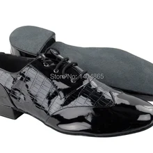 KEEWOO dance/Новинка; Лидер продаж; черные лакированные туфли для бальных танцев; Мужская обувь; обувь для латинских танцев; джазовая обувь;