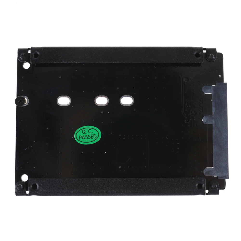  Alloyseed Schwarz Metall Fall B + M Schlüssel M.2 Ngff Ssd Zu 25 Sata 6 Gb/S Adapter Karte Mit Gehä