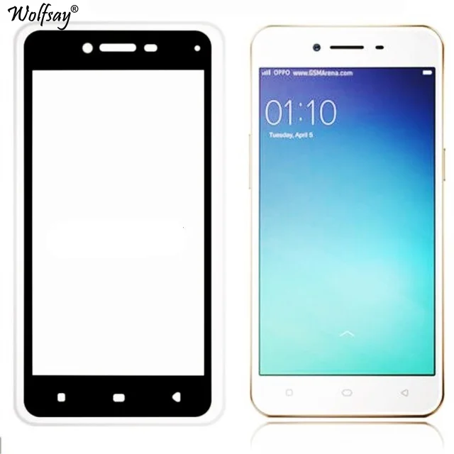 

Glass For OPPO A37 Screen Protector Tempered Glass for OPPO A37 A37M Full Cover Protective Film For OPPO A 37 Round Edge Glass