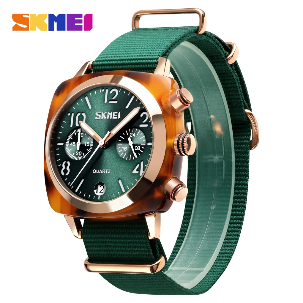 

SKMEI Luxury Fashion Women Watches Men Quartz Wristwatches Waterproof Stopwatch Multi-dial Quartz Watches relogio feminino 9186