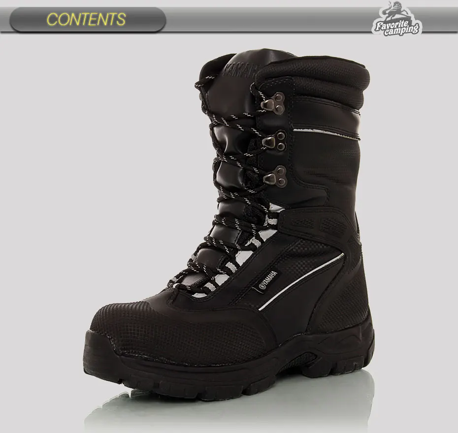 Waterproof Black  Snowmobile Boot (3)