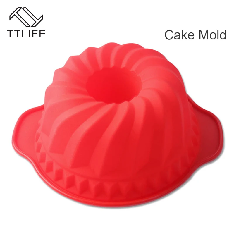 

TTLIFE New Arrival Beautiful Round Pumpkin Shape 3D Silicone Cake Mold Baking Tools For Bakeware Confeitaria Bolo Acessorios
