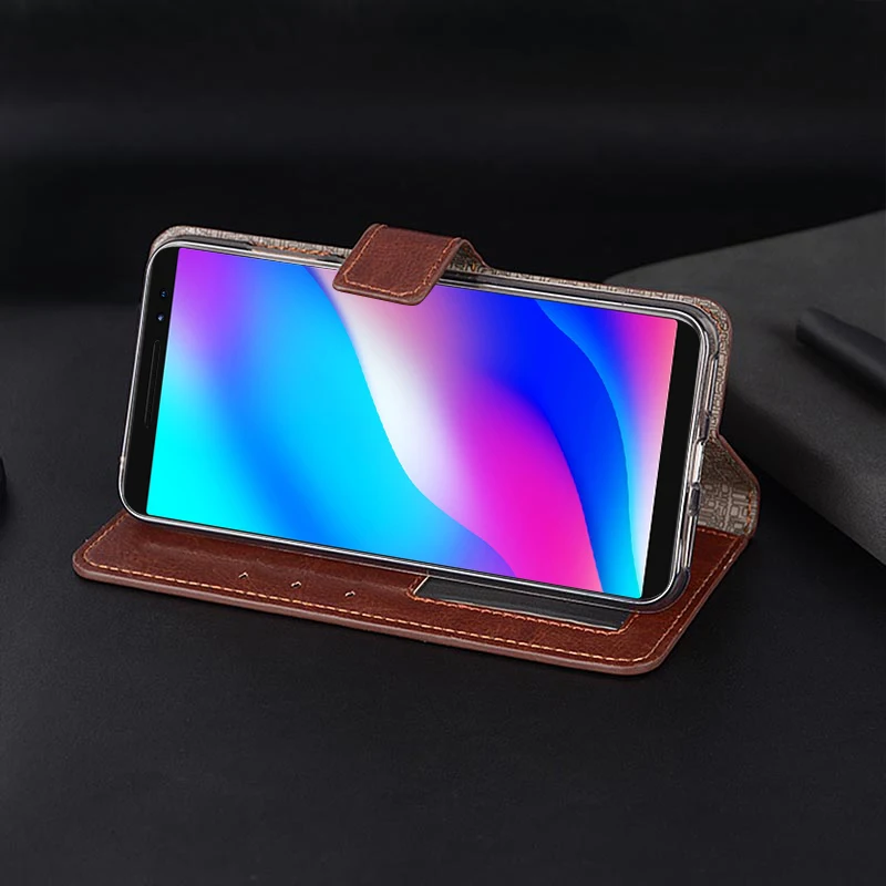 Для Blackview Max 1 чехол 6,01 дюйма Роскошные Флип Бумажник PU кожаный чехол Премиум для Blackview Max 1 крышка с фоторамка