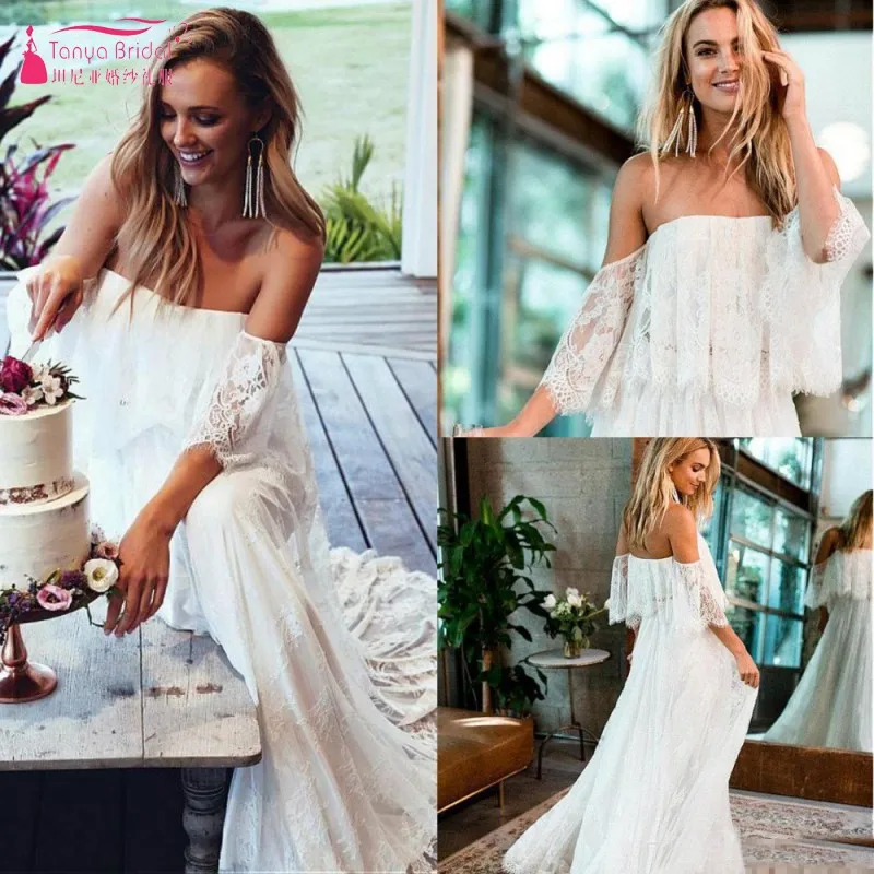 boho style wedding dresses