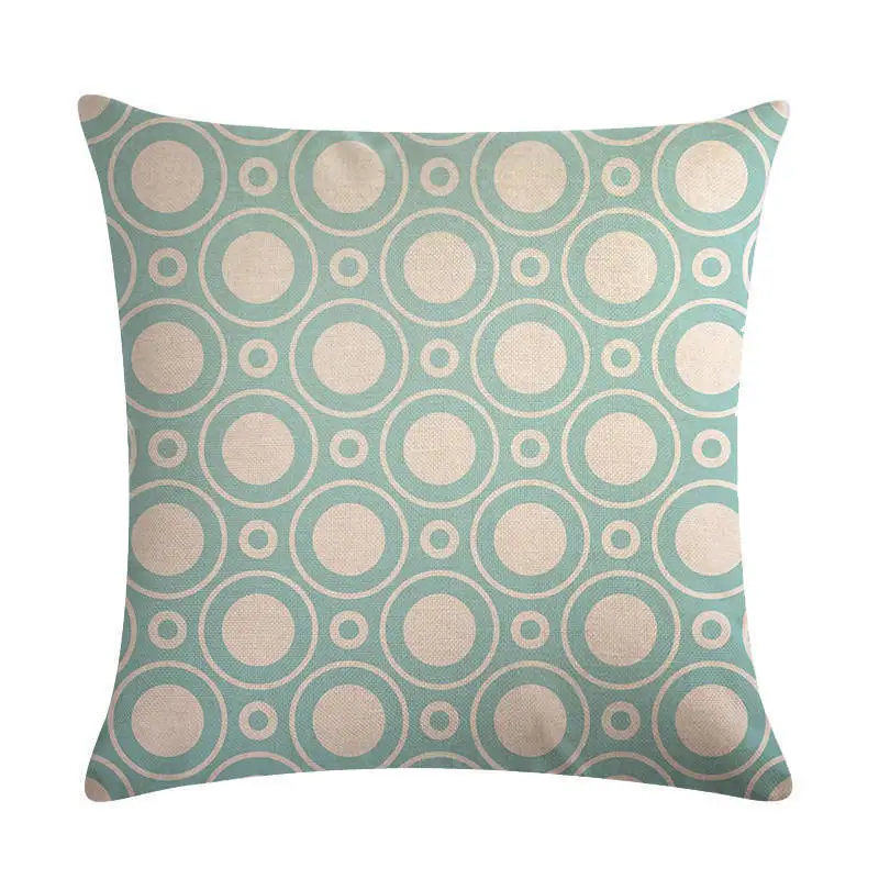 Розовая мраморная Геометрическая декоративная подушка для дивана, наволочка, льняная наволочка 45*45, декоративная наволочка для дома 40603 - Цвет: 2DT-40603-005