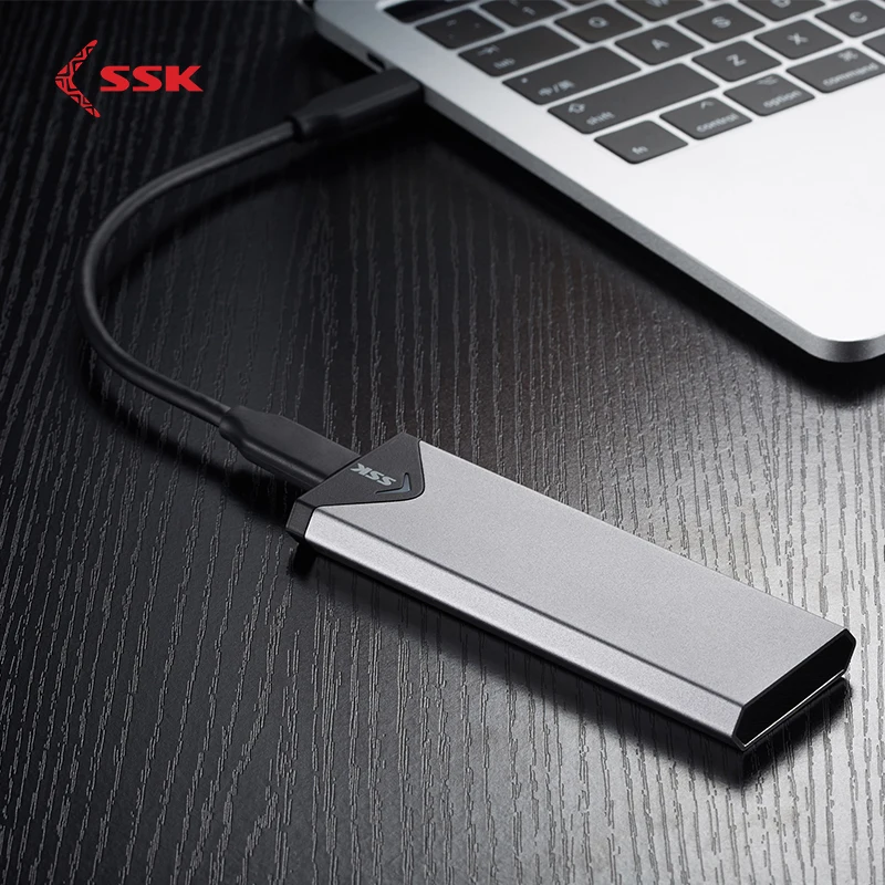 SSK HE-C325 алюминиевый M.2 NVMe SSD корпус адаптер USB3.1 type-C чехол для жесткого диска внешний корпус NGFF NVMe S2242/2260/2280