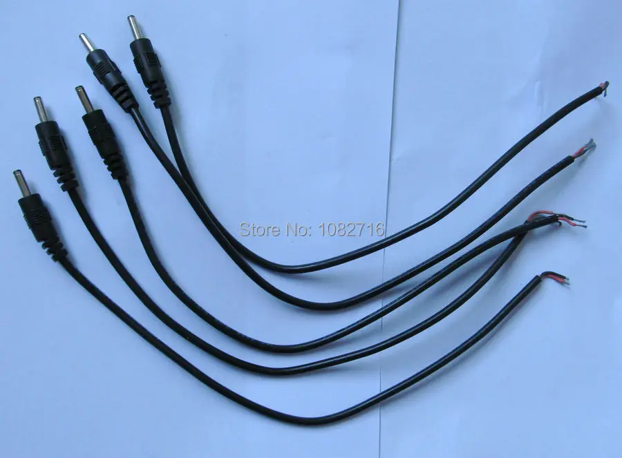 

DC 3.5*1.35mm male straight Single plug power connector cable extension cord Security monitoring Navigation Interface etc. 20pcs